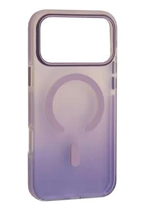 Чохол mystik magsafe case for iphone 17 pro max lilac