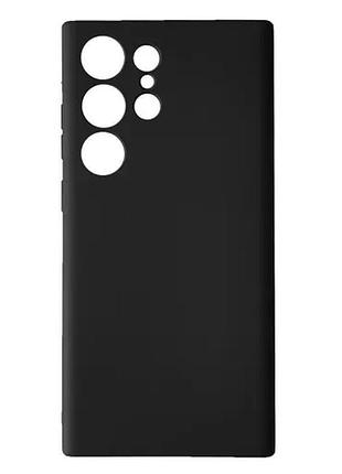 Чохол silicone case full for samsung s23.ultra black