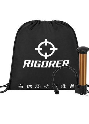 Рюкзак-мешок спортивный с насосом для мяча rigorer z322120001 черный