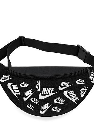 Детская сумка-бананка nike 32х15 см на пояс или через плечо (5764)