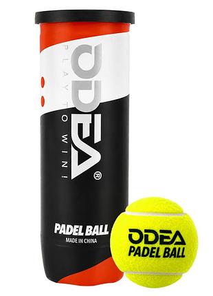 Мячи для падел тенниса odear padel-ball 3шт салатовый