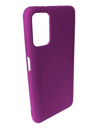 Чохол silicone case full for xiaomi redmi note 11 pro grape
