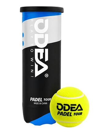 Мячи для падел тенниса odear padel-tour 3шт салатовый