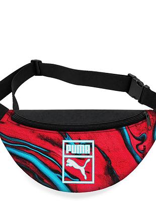 Детская сумка-бананка puma 32х15 см на пояс или через плечо (5851)