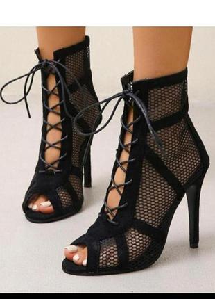 Хілс 10 см сіточка high heels
