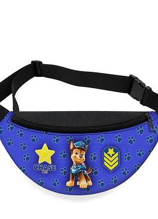 Детская сумка-бананка paw patrol 32х15 см на пояс или через плечо (5766)