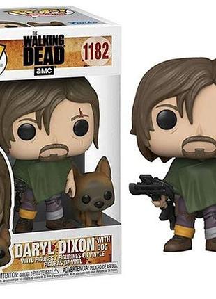 Фігурка funko pop television daryl dixon with dog 1182 the walking dead
