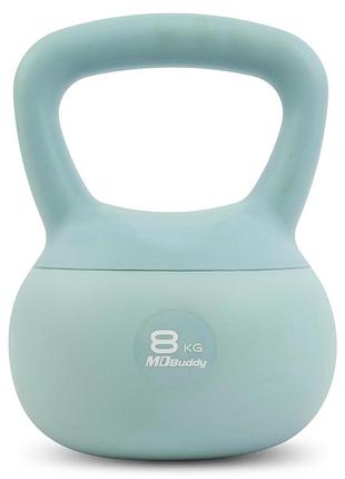 Гиря м'яка mdbuddy soft kettlebell ta-7039-8 вага 8 кг кольору в асортименті