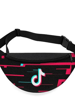 Детская сумка-бананка tiktok 32х15 см на пояс или через плечо (5825)