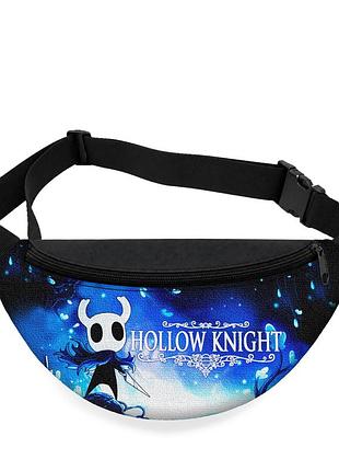 Детская сумка-бананка hollow knight 32х15 см на пояс или через плечо (5843)