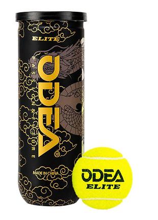 Мячи для большого тенниса odear elite 3шт салатовый