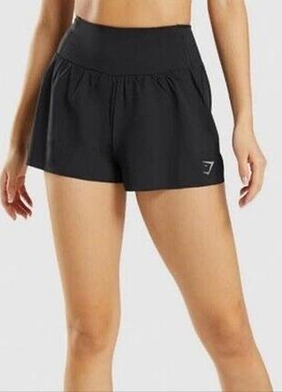 Шорти gymshark speed ​​​​чорного кольору