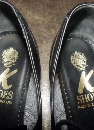Броги , оксфорды , туфли k-shoes made in england brogue oxford leather3 фото