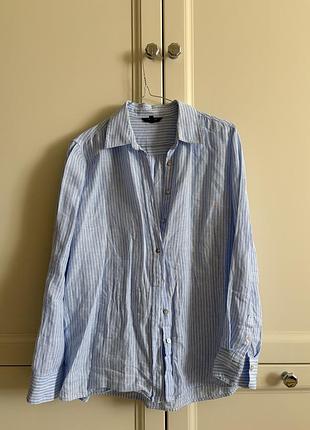 Лляна сорочка massimo dutti