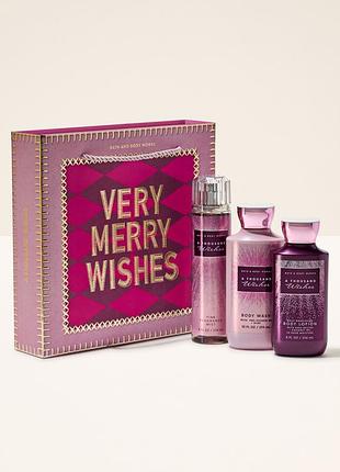 Подарунковий набір bath and body works a thousand wishes