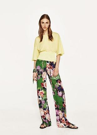 Шикарні літні брюки zara woman