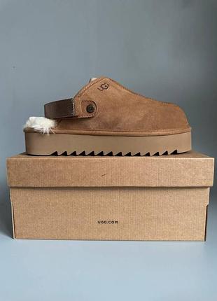 Ugg lanah clog platform chestnut брак 381