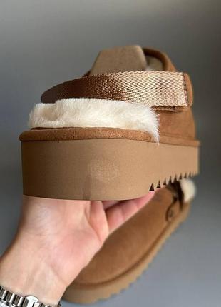 Ugg lanah clog platform chestnut брак 381 2
