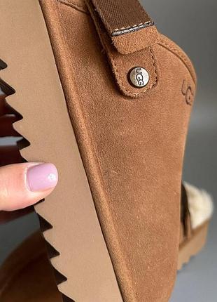 Ugg lanah clog platform chestnut брак 381 3
