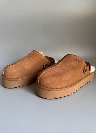 Ugg lanah clog platform chestnut брак 381 4
