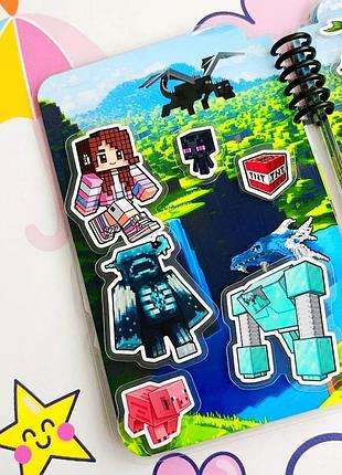 Альбом на липучках “minecraft” 4