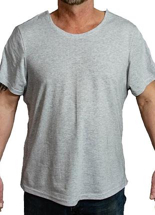 Адаптивная футболка при травмировании, kirasa меланж 54xxl (арт ki427xxl)
