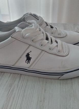 Кеди кросівки polo ralph lauren шкіряні
