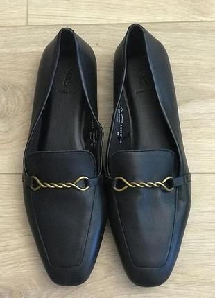 Лофери m&s,шкіра 100%