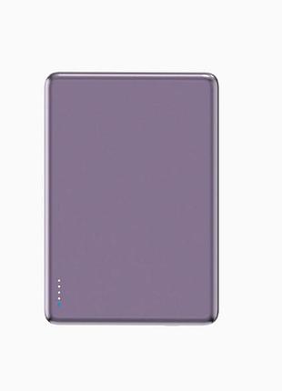 Power bank aspor a381 magnetic wireless 5000mah (type-c/20w)- фіолетовий (900155)