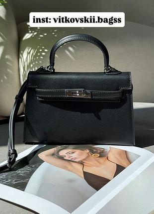 Сумочка évora bag black/silver💋