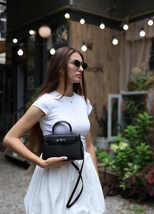 Сумочка évora bag black/silver💋 10