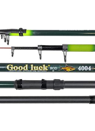 Вудка goodluck green з кільцями 6м bolo (gl4098)