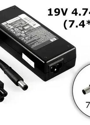 Блок питания для ноутбука hp 90w 19v 4.74a 7.4*5.0