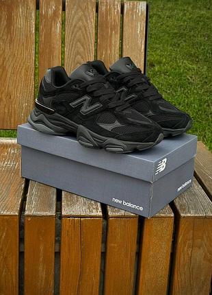 Кроссовки мужские new balance 9060 комбинированные черные 46