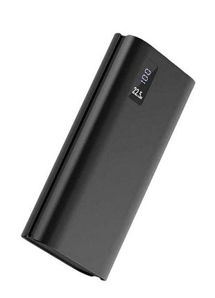 Power bank aspor a336 fast charge 20000mah (2usb/type-c/micro/22.5w)- чорний (900183)