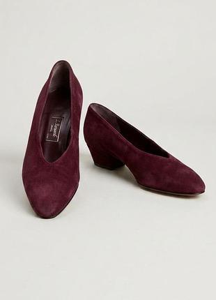 Шкіряні туфлі lombardi firenze, італія, натуральна замша