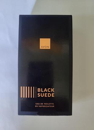 Парфуми avon black suede eau de toilette для чоловіків
