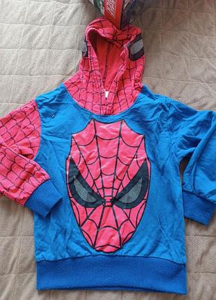 Кофта з капюшоном для хлопчика spider-man