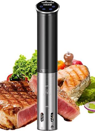 Sous vide wancle 1100 вт ipx7 – занурювальний циркулятор із точним контролем температури, компактний су-від термостат, чорний, 120
