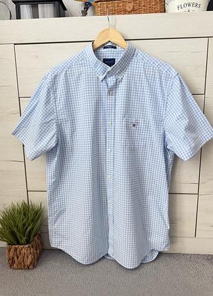 Чоловіча красива сорочка рубашка gant cotton 100 % оригінал xl