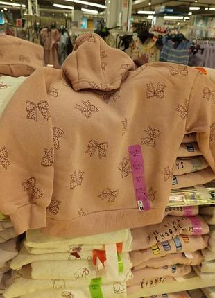 Утепленный свитшот для девочки primark