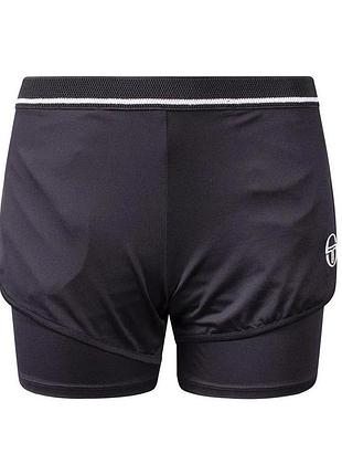 Женские спортивные шорты 2-в-1 от итальянского бренда sergio tacchini