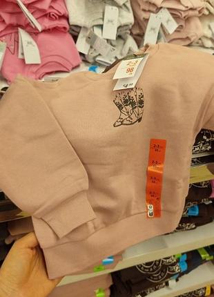 Утеплений світшот для дівчинки primark