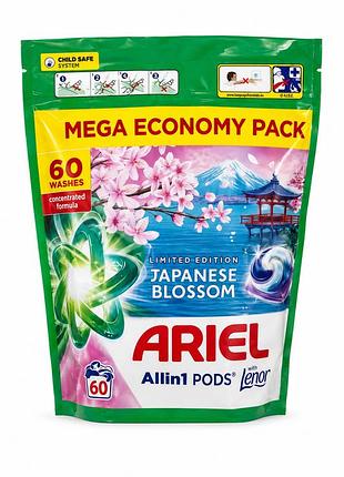 Ariel all in 1 pods japanese blossom 60 капсул