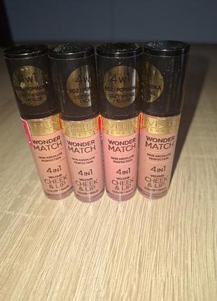 Eveline 4in1 velour cheek&lip color balm