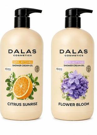 Гель для душу dalas spa ritual 1000 мл – всі аромати