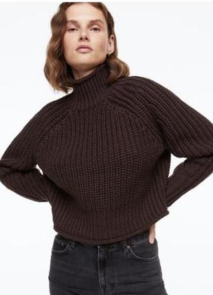 Джемпер крупной вязки h&m 2