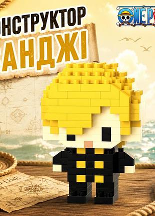 Конструктор санджи ван пис one piece 169 деталей 6 см
