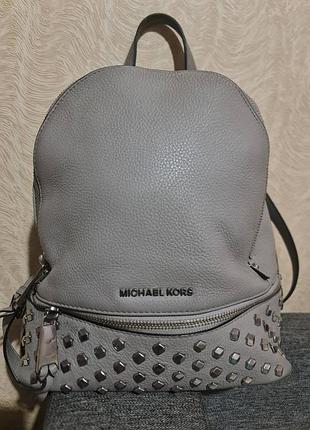 Рюкзак оригинал кожа кожаный michael kors