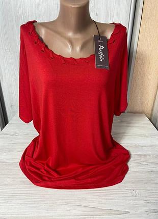 Футболка женская из тележки от британского бренда marks &amp; spencer размер 20💞
